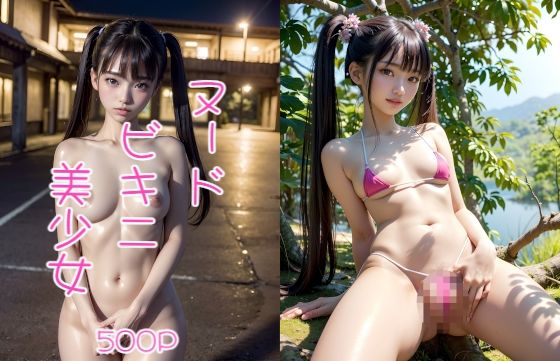 d_332095【同人誌価格比較】500枚 ヌードとビキニの美少女