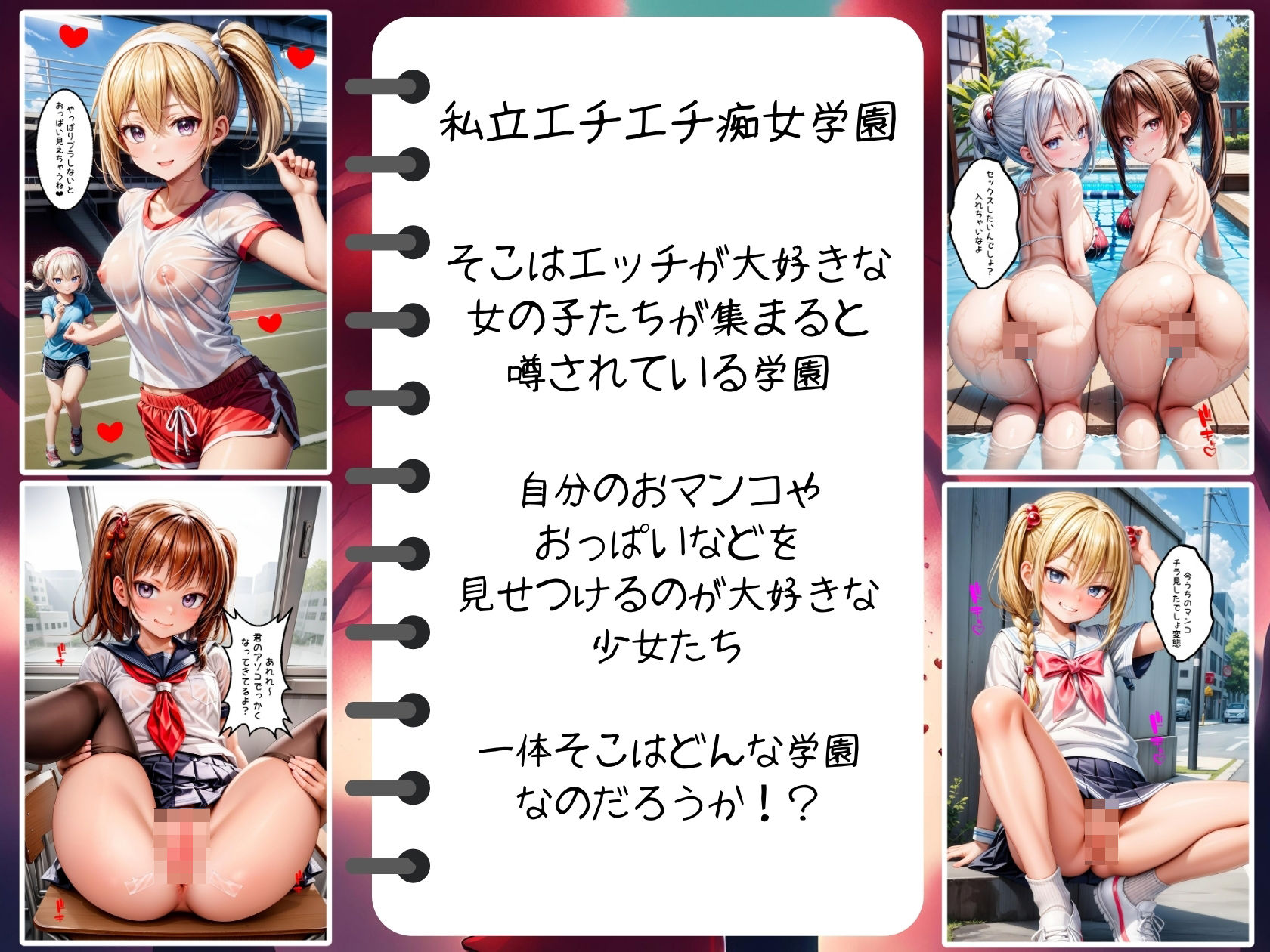 d_375056【同人誌価格比較】私立エチエチ痴女学園【4K高画質セリフ付き】