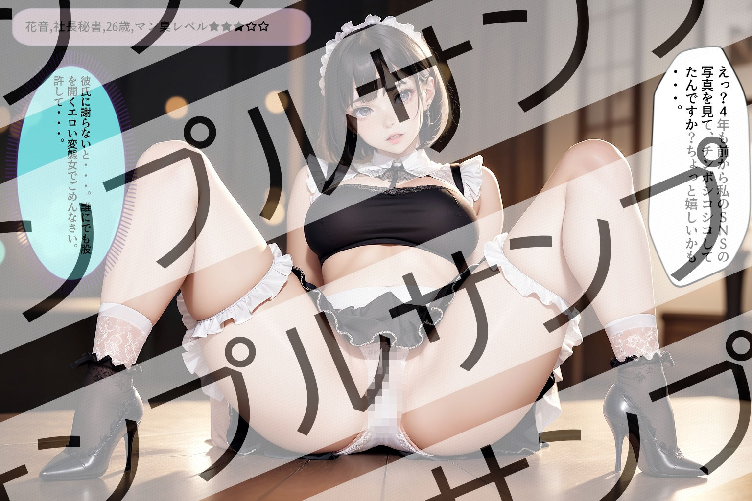 d_438603【同人誌価格比較】【3巻セット】可愛い女性の●日目のパンティから香るエロ臭 【vol.1〜vol.3】