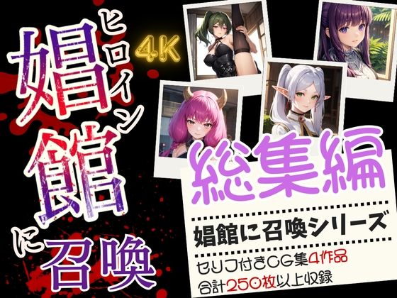 d_451430【同人誌価格比較】【総集編】ヒロイン娼館に召喚 セリフ付きCG集 -4作品収録-